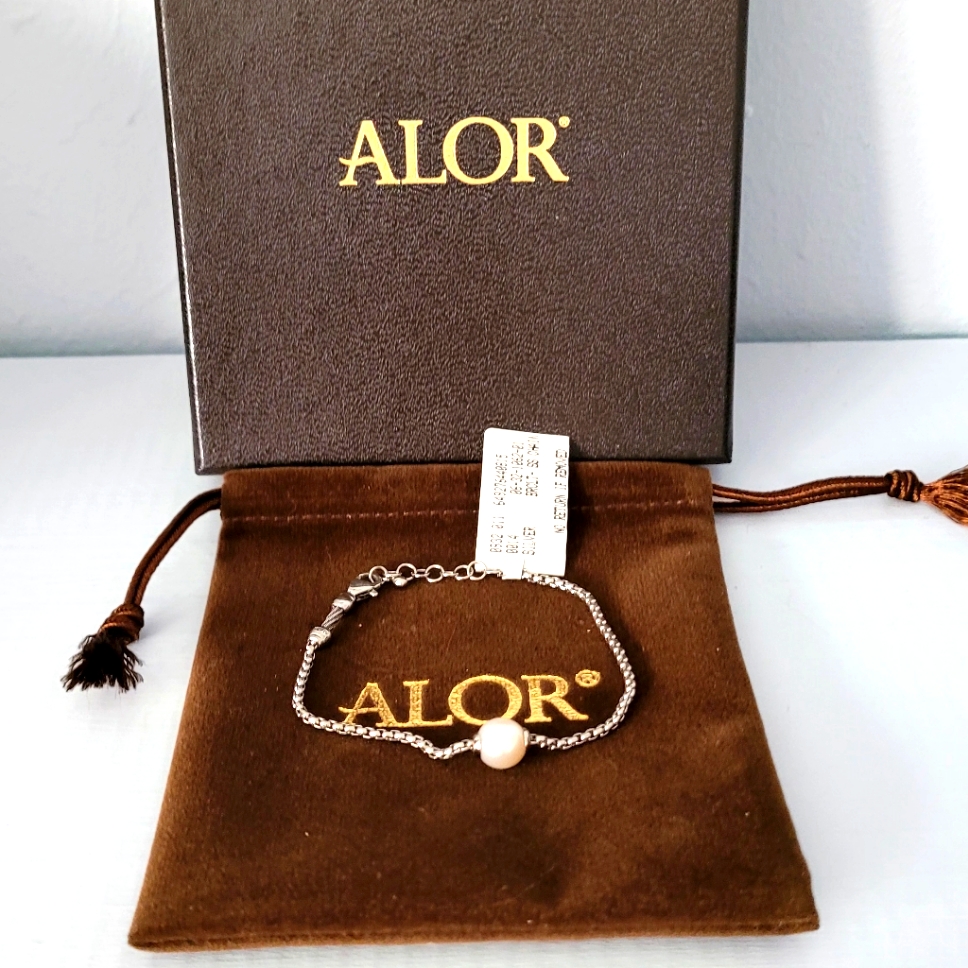 Alor Stainless Steel Pearl Bracelet